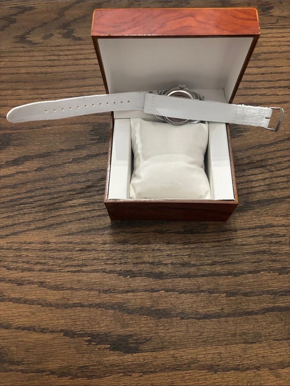Kenneth Cole Reaction Black Dial Watch with White Nato Strap